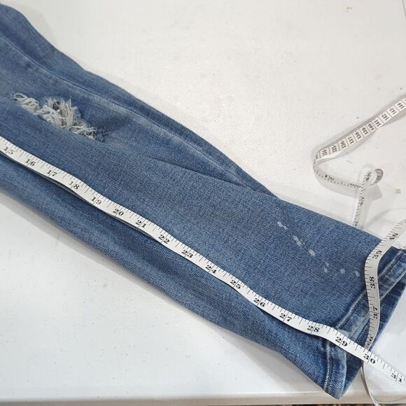 Judy Blue womens Jeans 30 Blue Relaxed Fit Distressed Medium Wash - Picture 11 of 11